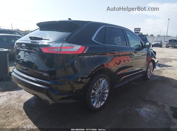 2FMPK4K92LBA93372 2020 FORD EDGE Черный Задняя правая четверть