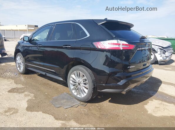 2FMPK4K92LBA93372 2020 FORD EDGE Черный Задняя левая четверть