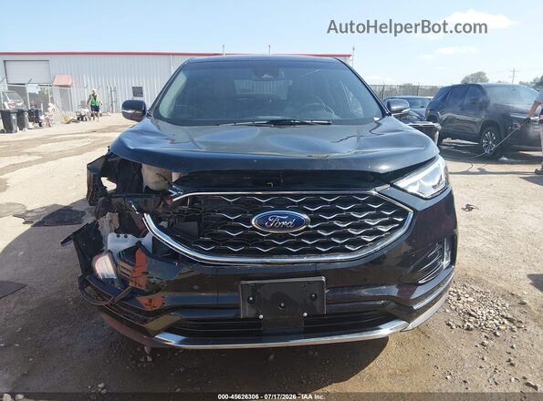 2FMPK4K92LBA93372 2020 FORD EDGE Черный Вид щитка приборов