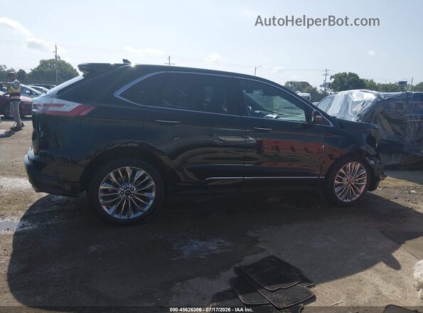 2FMPK4K92LBA93372 2020 FORD EDGE Черный Вид задней части салона
