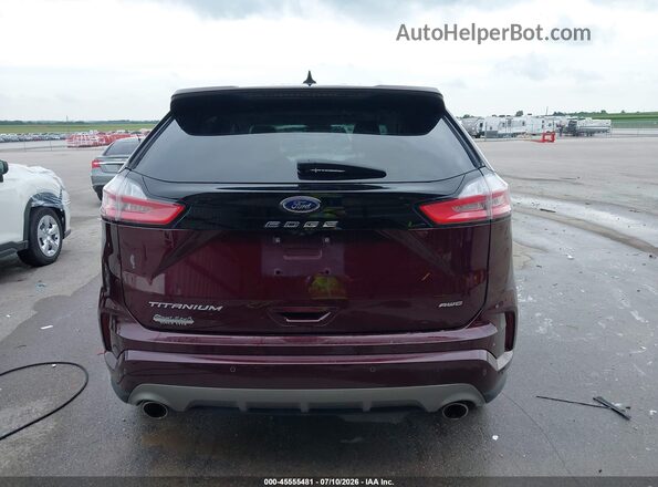 2FMPK4K92MBA07088 2021 FORD EDGE Maroon 