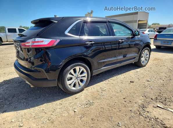 2FMPK4K92MBA19550 2021 FORD EDGE Black Trasero derecho