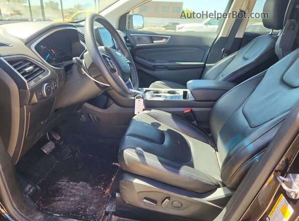 2FMPK4K92MBA19550 2021 FORD EDGE Black Vista interior delantera