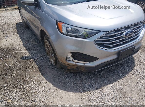 2FMPK4K92NBA41484 2022 FORD EDGE Silver Widok z przodu