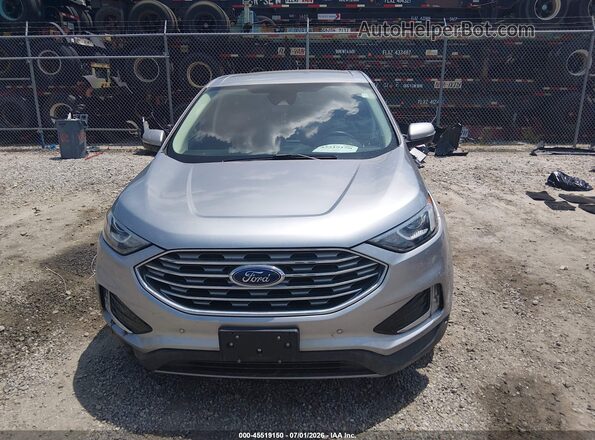 2FMPK4K92NBA41484 2022 FORD EDGE Silver Widok zestawu wskaźników