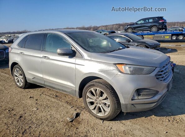 2FMPK4K92NBA91835 2022 FORD EDGE Silver Przód prawy