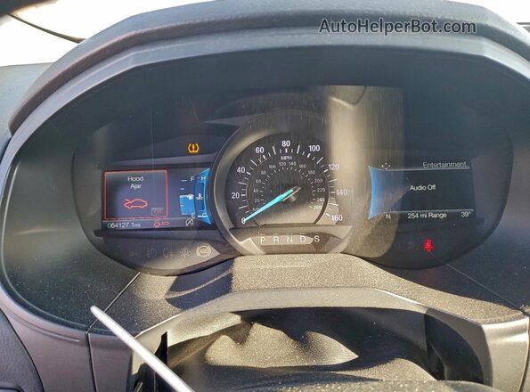 2FMPK4K92NBA91835 2022 FORD EDGE Silver Widok zestawu wskaźników