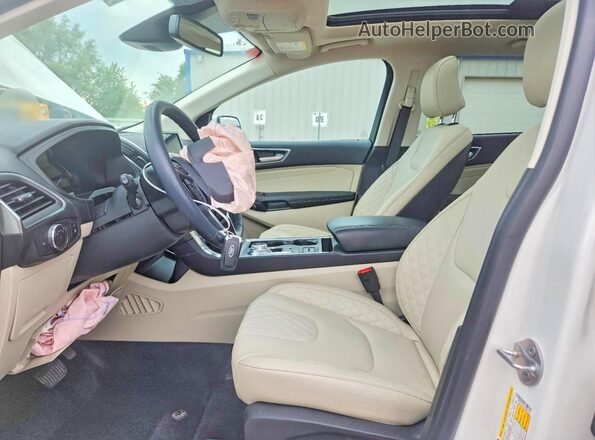 2FMPK4K92PBA09234 2023 FORD EDGE White Front interior view
