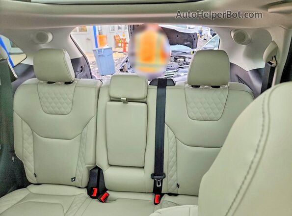 2FMPK4K92PBA09234 2023 FORD EDGE White Rear seats view