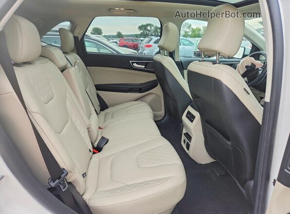 2FMPK4K92PBA09234 2023 FORD EDGE White Rear interior view