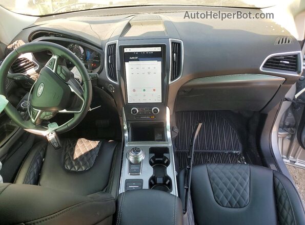 2FMPK4K92RBA19460 2024 FORD EDGE Silver Առջևի վահանակի տեսք