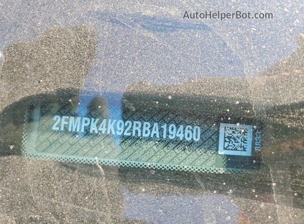 2FMPK4K92RBA19460 2024 FORD EDGE Silver VIN կոդի պիտակի տեսք