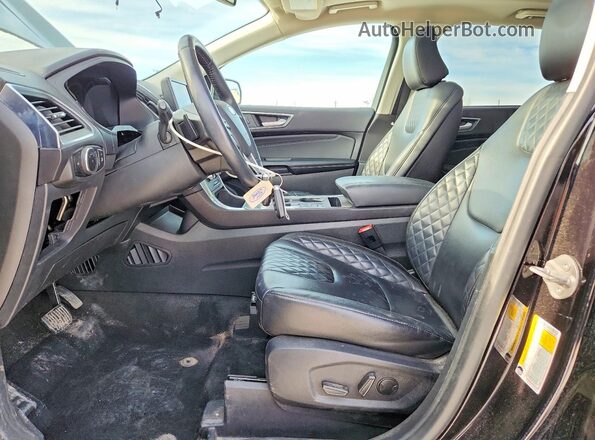 2FMPK4K92RBA83692 2024 FORD EDGE Black Front interior view