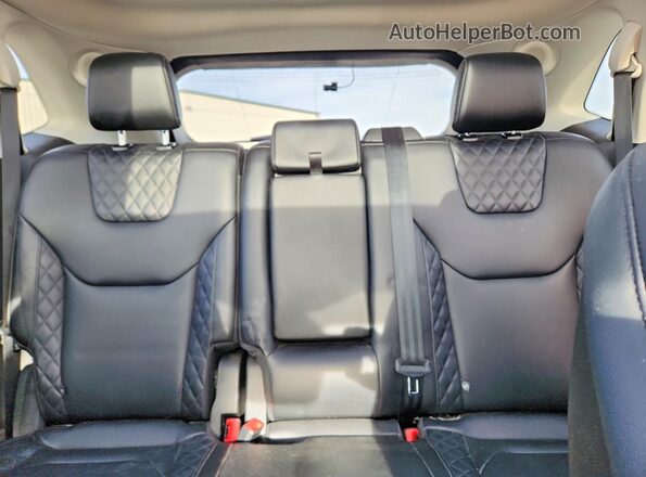 2FMPK4K92RBA83692 2024 FORD EDGE Black Rear seats view