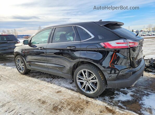 2FMPK4K92RBA83692 2024 FORD EDGE Black Rear left