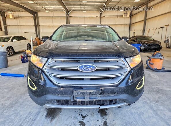 2FMPK4K93GBB73012 2016 FORD EDGE Black Widok z przodu