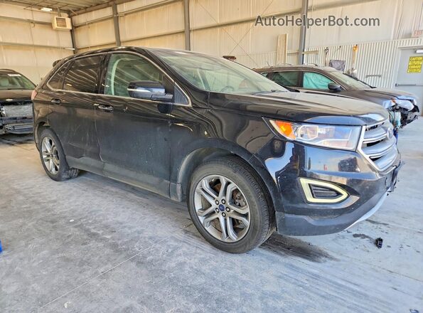 2FMPK4K93GBB73012 2016 FORD EDGE Black Przód prawy