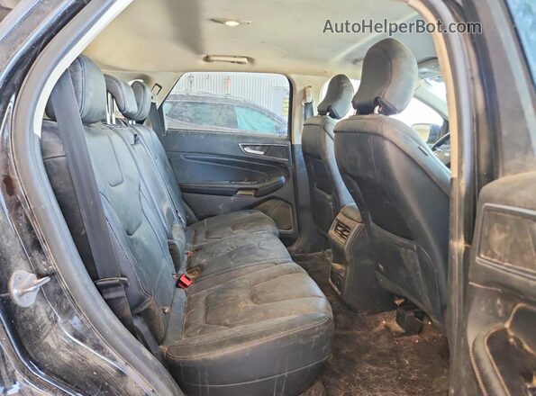 2FMPK4K93GBB73012 2016 FORD EDGE Black Widok wnętrza z tyłu