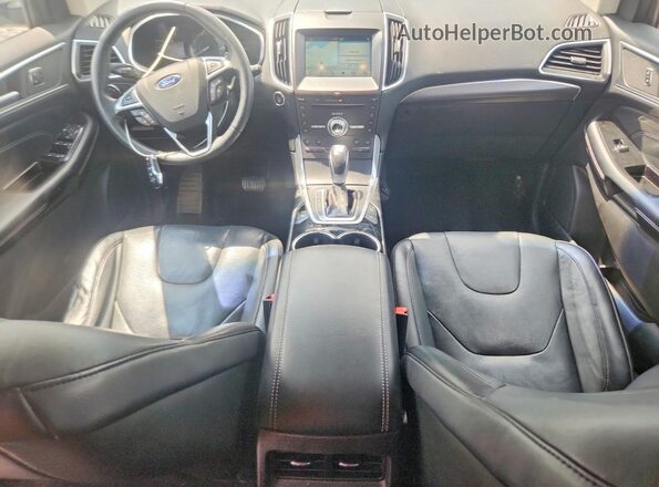 2FMPK4K93HBB18898 2017 FORD EDGE Silver Առջևի վահանակի տեսք