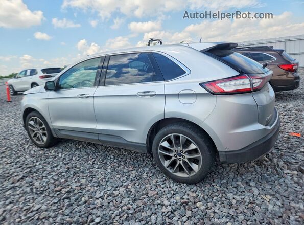 2FMPK4K93HBB18898 2017 FORD EDGE Silver Հետևի ձախ