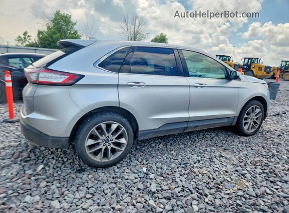 2FMPK4K93HBB18898 2017 FORD EDGE Silver Հետևի աջ