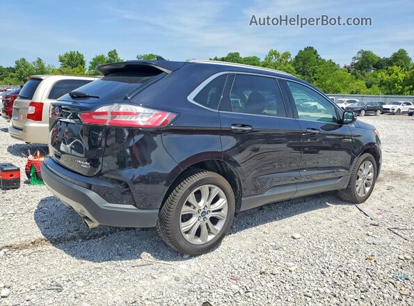 2FMPK4K93KBB15314 2019 FORD EDGE Black Trasero derecho