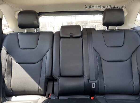 2FMPK4K93KBB15314 2019 FORD EDGE Black Vista de los asientos traseros