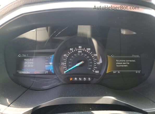 2FMPK4K93KBB15314 2019 FORD EDGE Black Vista del cuadro de instrumentos