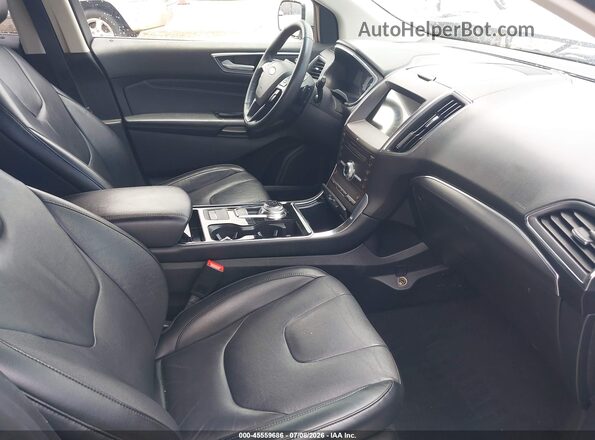 2FMPK4K93KBC02663 2019 FORD EDGE Silver Вид салону спереду
