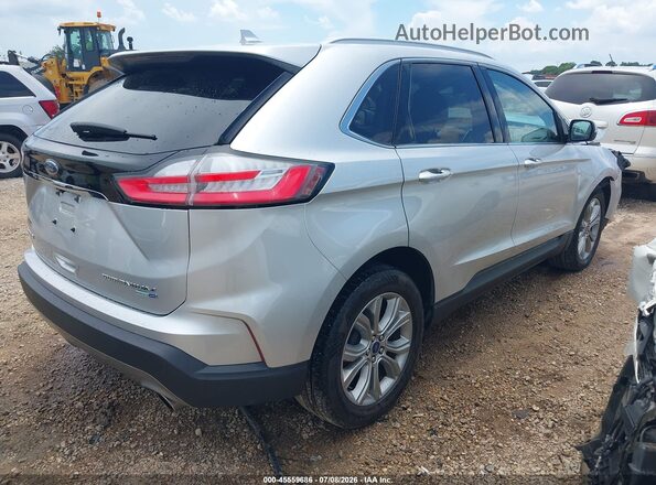 2FMPK4K93KBC02663 2019 FORD EDGE Silver Задня права чверть