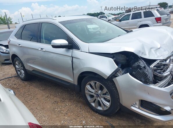 2FMPK4K93KBC02663 2019 FORD EDGE Silver Вид задньої частини салону