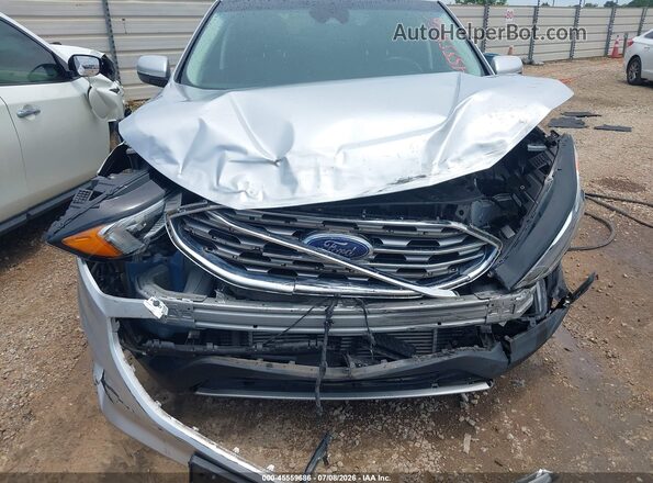 2FMPK4K93KBC02663 2019 FORD EDGE Silver Вид щитка приладів