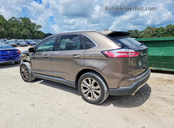 2FMPK4K93KBC37168 2019 FORD EDGE Tan უკანა მარცხენა
