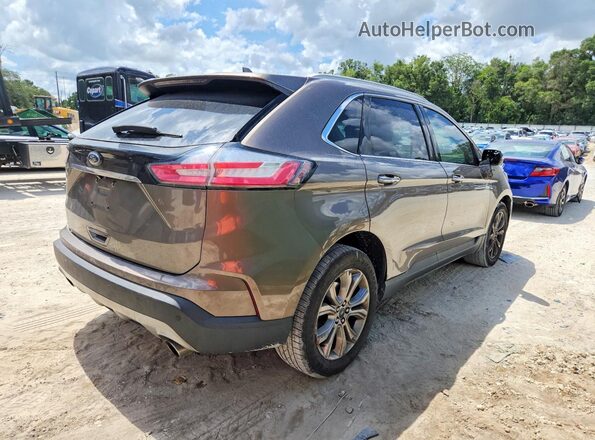 2FMPK4K93KBC37168 2019 FORD EDGE Tan უკანა მარჯვენა