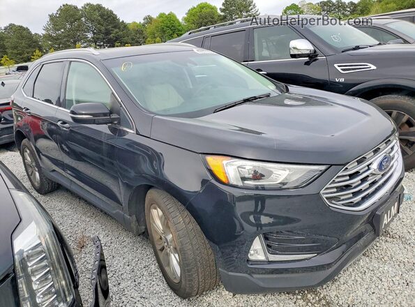2FMPK4K93KBC64306 2019 FORD EDGE Black Delantero derecho