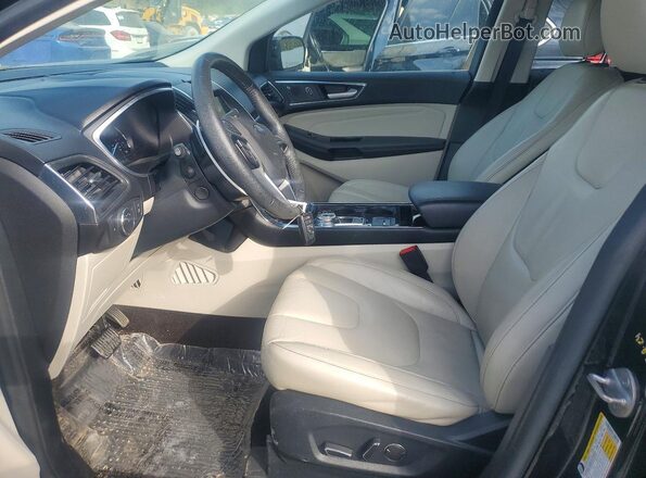 2FMPK4K93KBC64306 2019 FORD EDGE Black Vista interior delantera