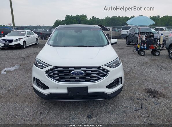 2FMPK4K93LBA67217 2020 FORD EDGE White ხელსაწყოთა პანელის ხედი