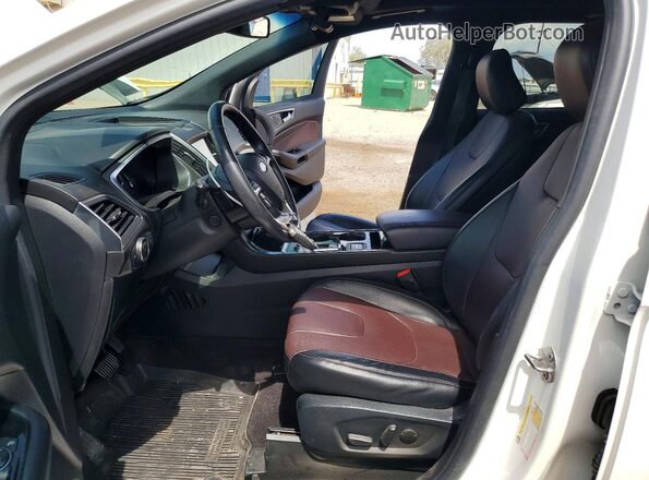 2FMPK4K93LBA92294 2020 FORD EDGE Белый Вид салона спереди