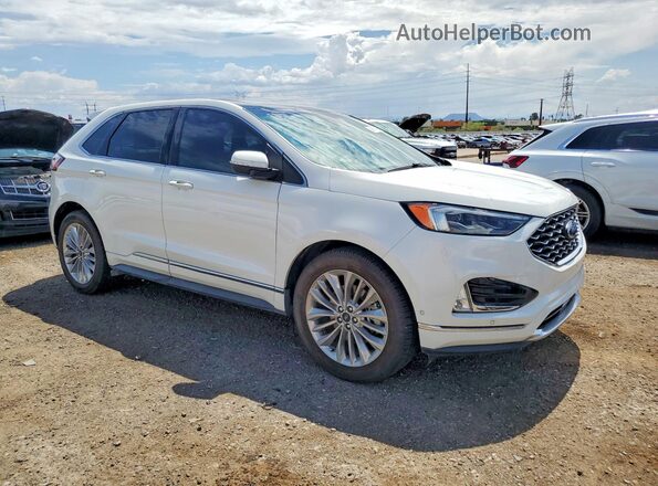 2FMPK4K93LBA92294 2020 FORD EDGE Белый Передняя правая четверть