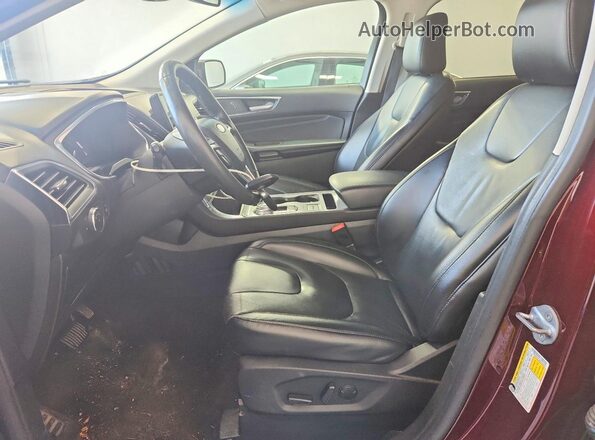 2FMPK4K93MBA20898 2021 FORD EDGE Maroon წინა სალონის ხედი