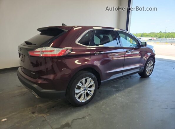 2FMPK4K93MBA20898 2021 FORD EDGE Maroon 