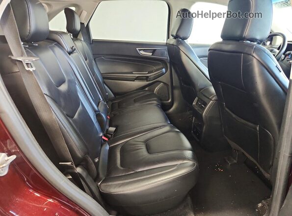 2FMPK4K93MBA20898 2021 FORD EDGE Maroon უკანა სალონის ხედი
