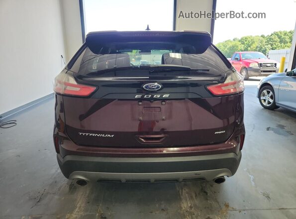 2FMPK4K93MBA20898 2021 FORD EDGE Maroon 