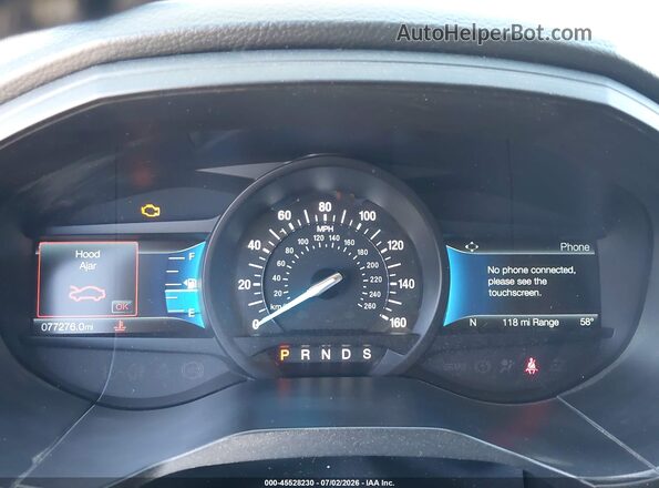 2FMPK4K93NBA45320 2022 FORD EDGE Gray Вид задніх сидінь
