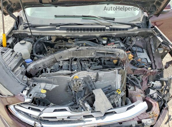 2FMPK4K93NBA64837 2022 FORD EDGE Maroon Widok komory silnika