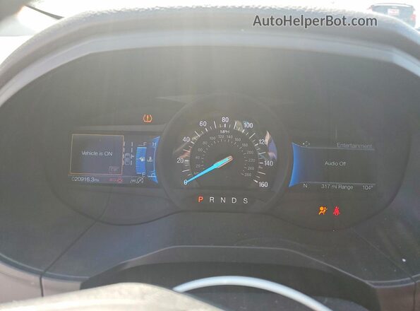 2FMPK4K93PBA11123 2023 FORD EDGE White Instrument cluster view