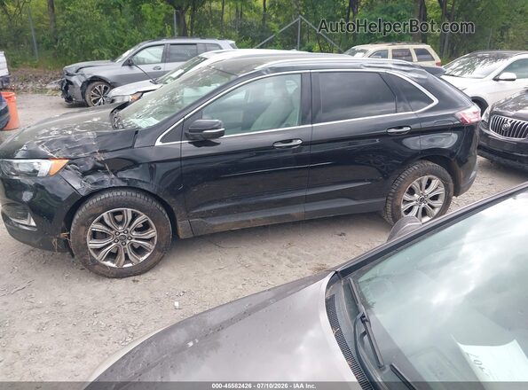 2FMPK4K93PBA14104 2023 FORD EDGE Черный Панорамный вид салона 360°