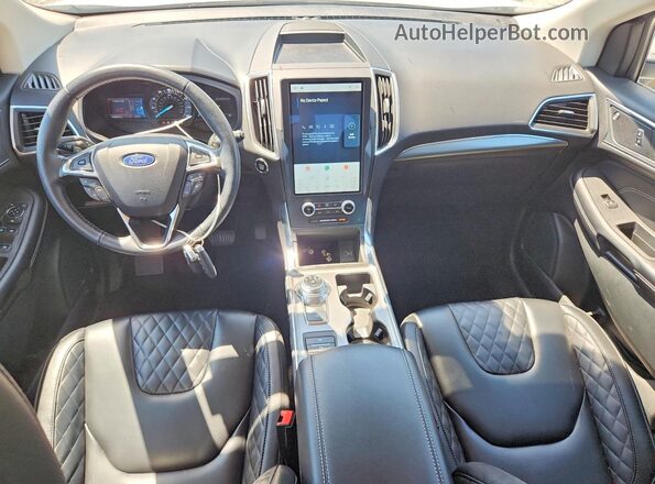 2FMPK4K93PBA15110 2023 FORD EDGE Белый Вид панели приборов