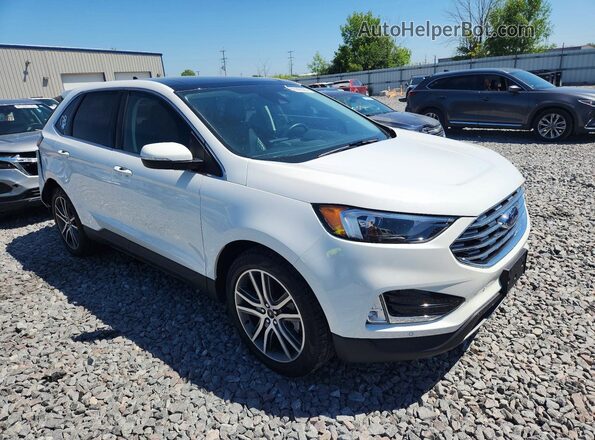 2FMPK4K93PBA15110 2023 FORD EDGE Белый Передняя правая четверть