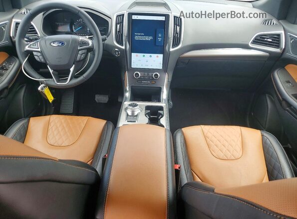2FMPK4K93RBA41497 2024 FORD EDGE Gray Widok deski rozdzielczej